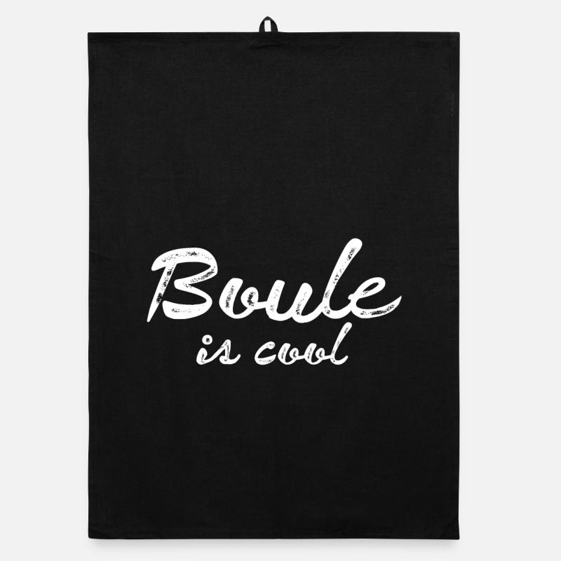 Boule is cool! Bouler Outfit Boule Kugeln Organic Geschirrtuch