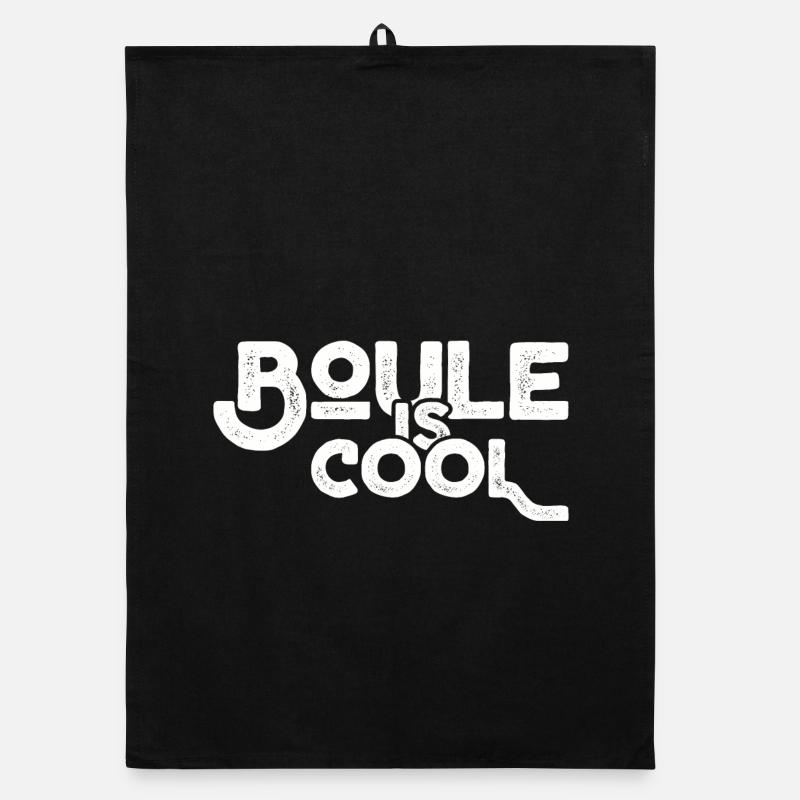 Boule is cool! Bouler Outfit Boule Kugeln Organic Geschirrtuch