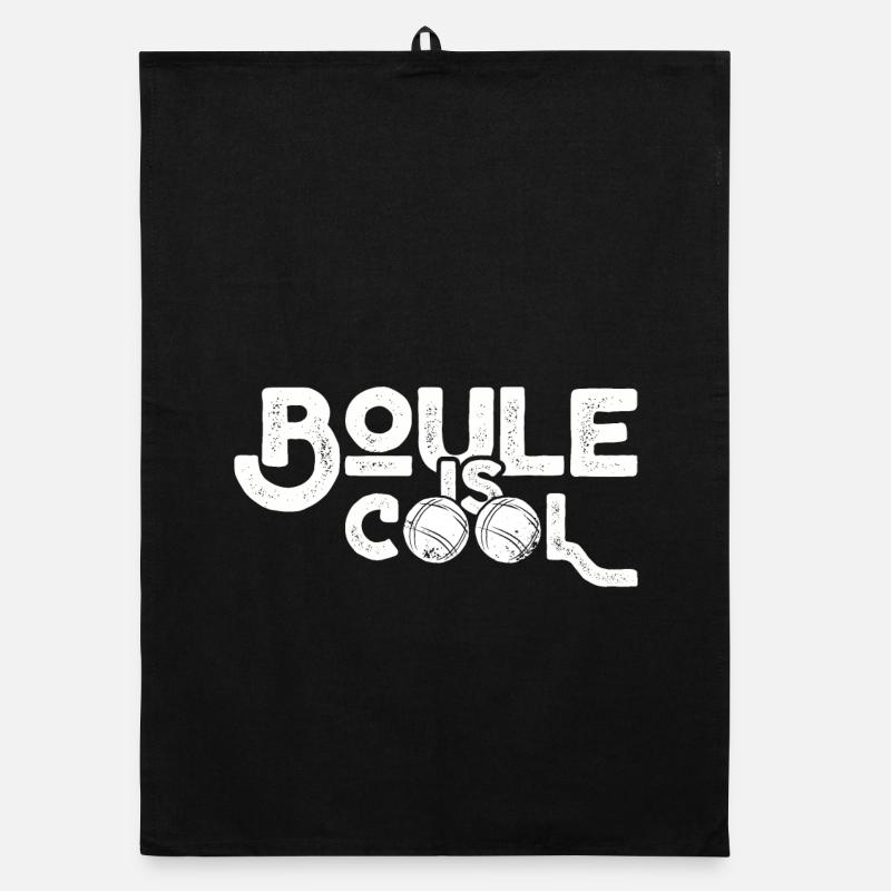 Boule is cool! Bouler Outfit Boule Kugeln Organic Geschirrtuch