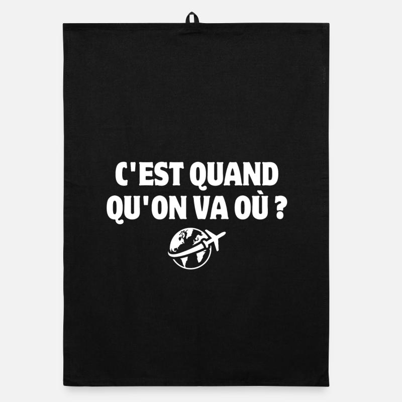 vacances, vacances à la mer, besoin de vacances Torchon bio