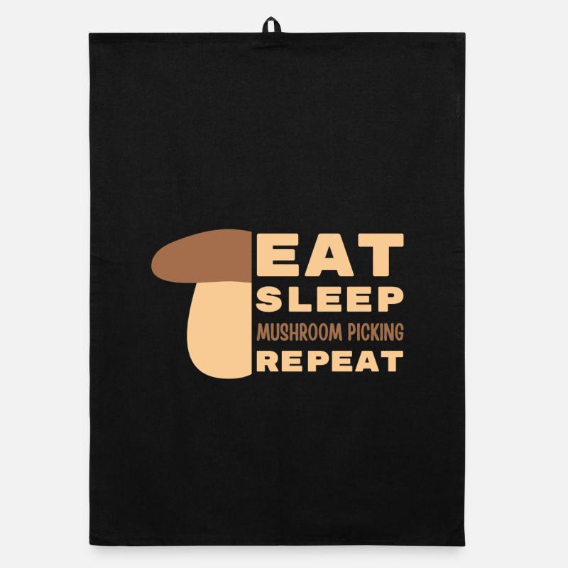 Manger, dormir, cueillir des champignons, répéter Torchon bio