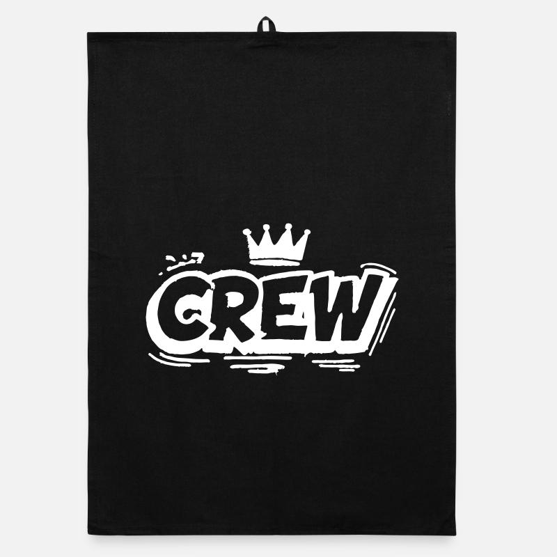 Crew Member Graffiti Organic dish towel