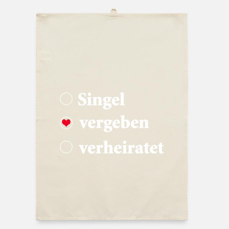 Sélection du statut de la relation Célibataire - Pris Torchon bio