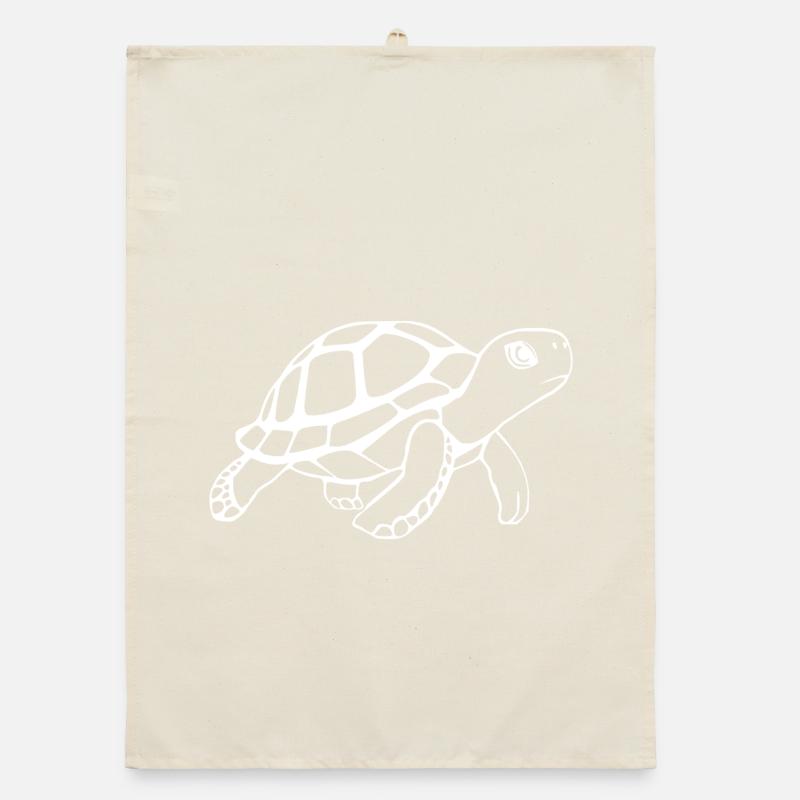 Turtle Turtles Organic dish towel