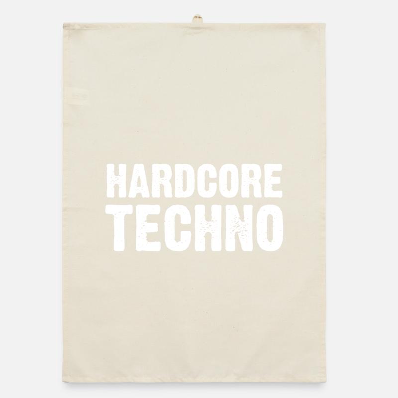 Hardcore Techno Dévasté Torchon bio