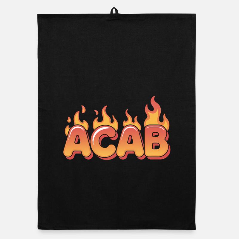 ACAB – Anti-Cops-Tee Organic Geschirrtuch