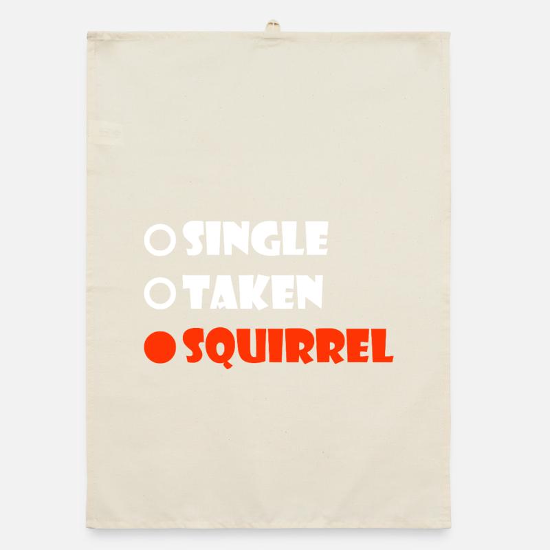 Nur genommenes Eichhörnchen Organic Geschirrtuch