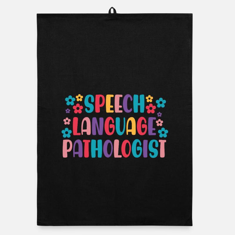 Speech Language Pathologist SLP Organic dish towel