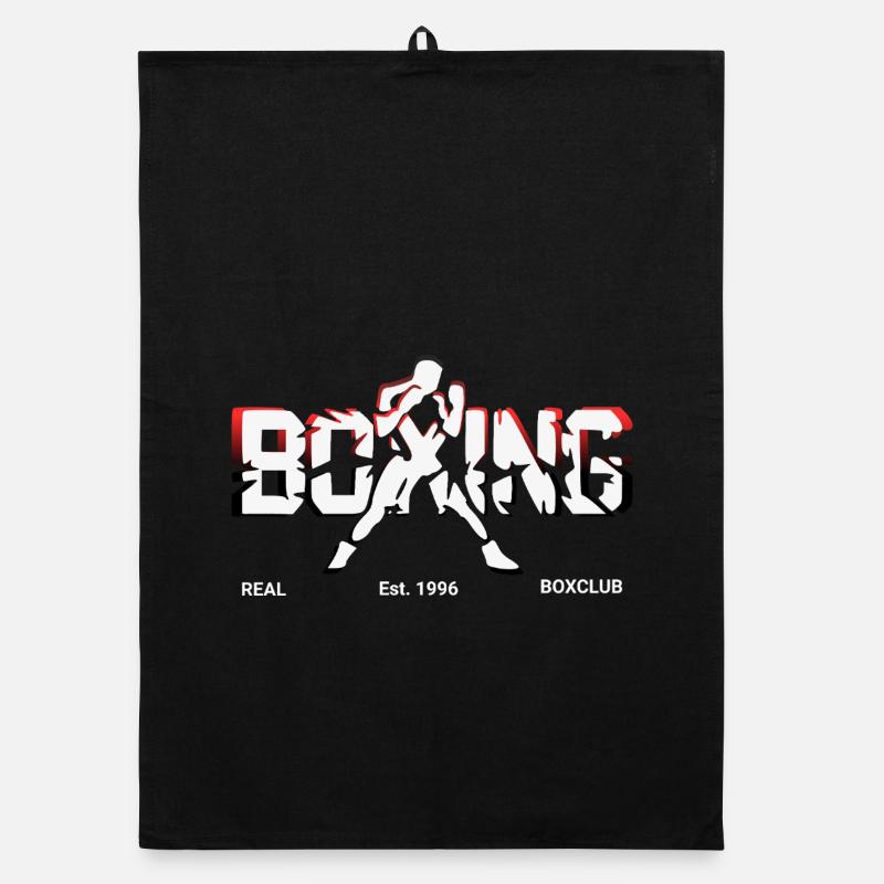Logo boxe boxe Torchon bio