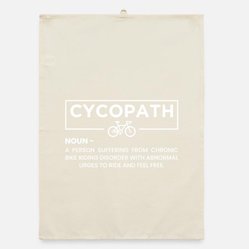 Cyclopath Ride Free Tee Organic dish towel