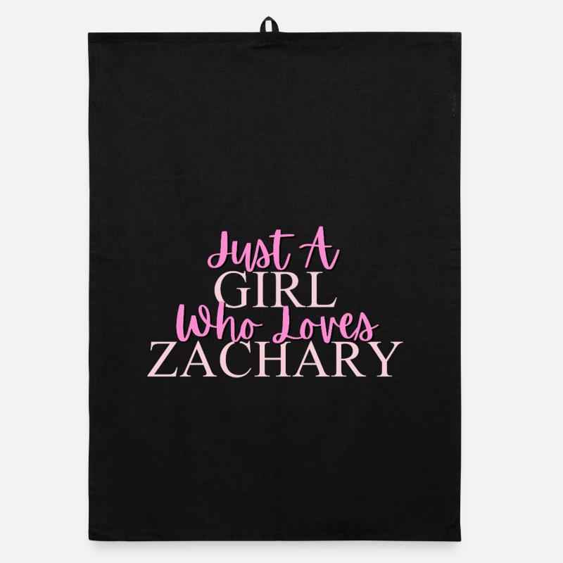 Die Liebe der Mädchen zu Zachary stärken Organic Geschirrtuch
