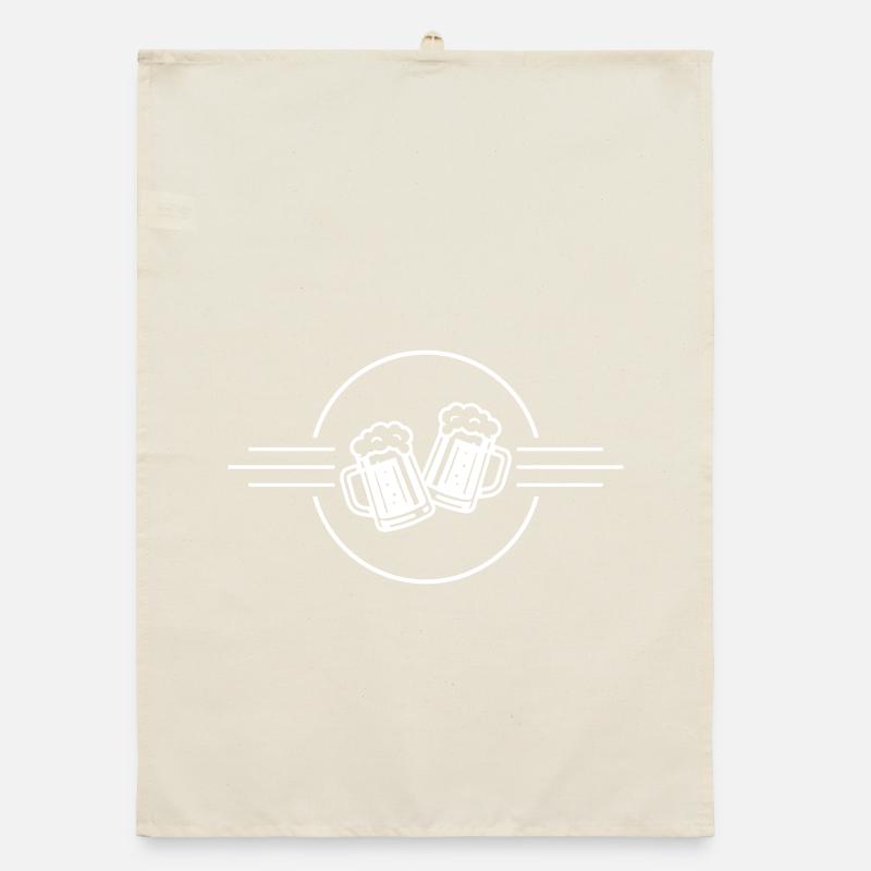 Bier Prost Bierglas Organic Geschirrtuch