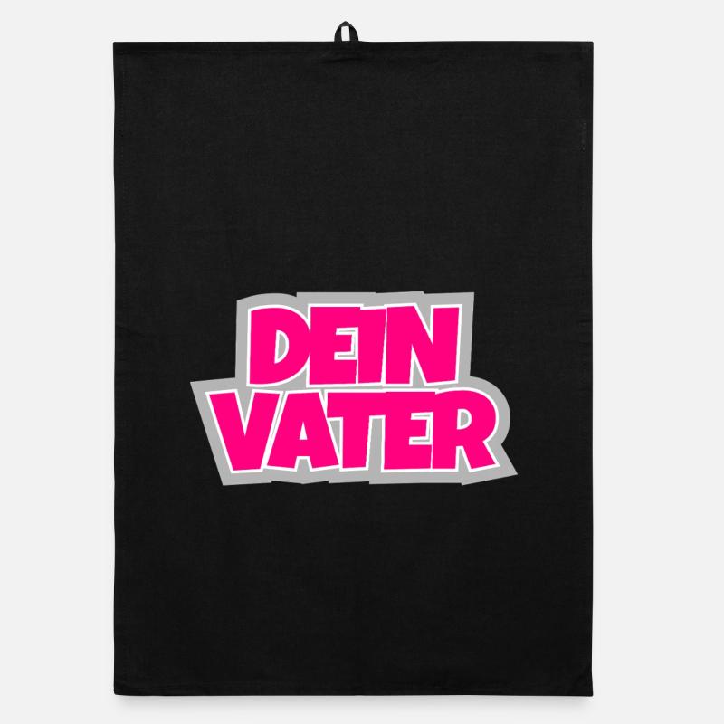 Dein Vater - the ironic sequel. Organic dish towel