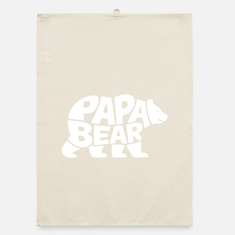Papa Bear Organic dish towel