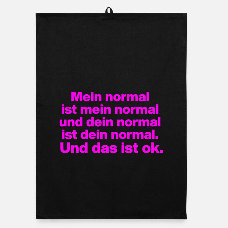 MON NORMAL EST MON NORMAL, LE TIEN VA BIEN ✌️ Torchon bio