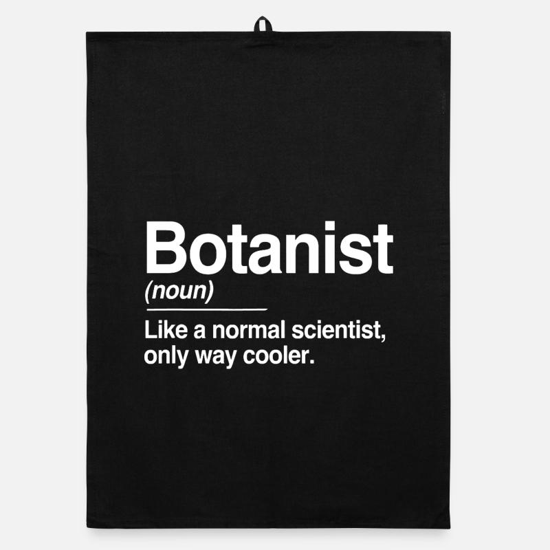 Botaniker-Definition Organic Geschirrtuch