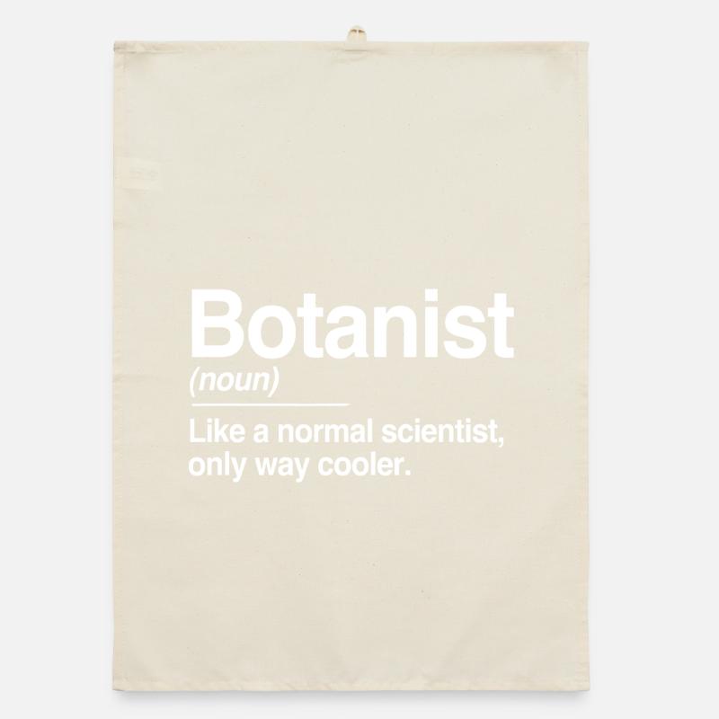 Botaniker-Definition Organic Geschirrtuch
