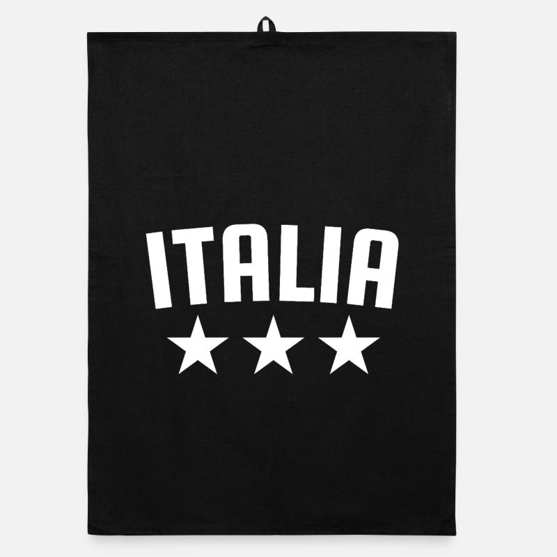Italy 3 Star Design White Organic dish towel
