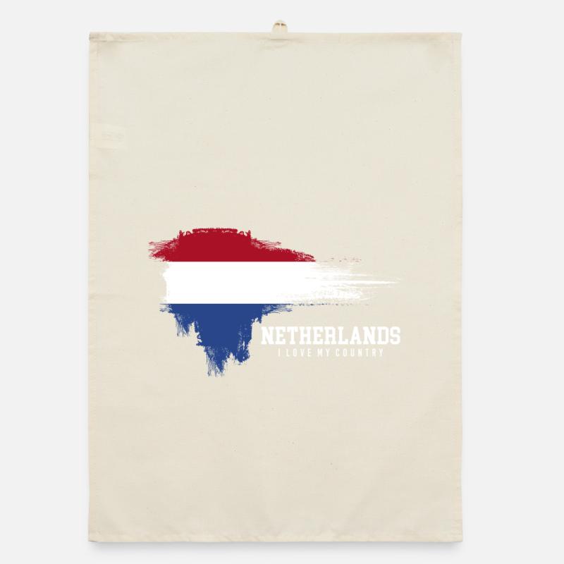 Drapeau de la Pride des Pays-Bas Torchon bio