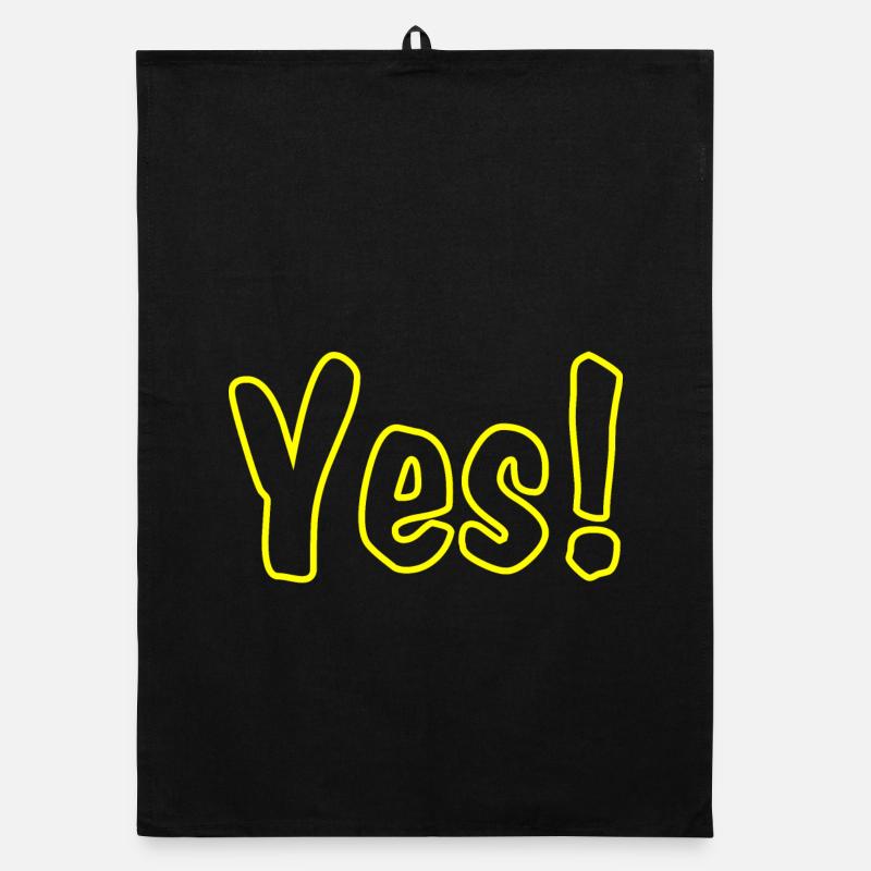 Yes Yellow Organic Geschirrtuch