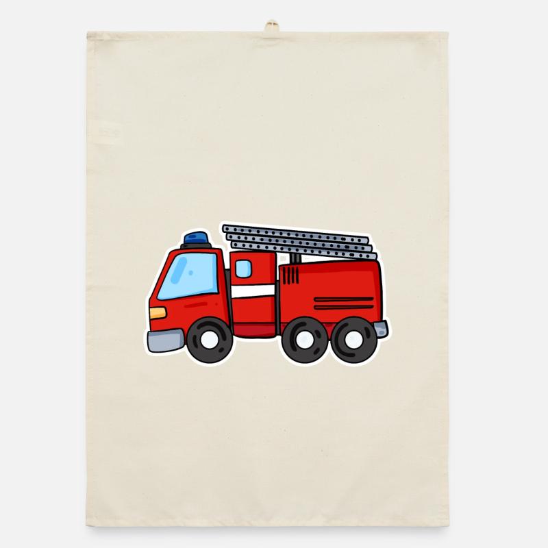 Camion de pompiers Torchon bio