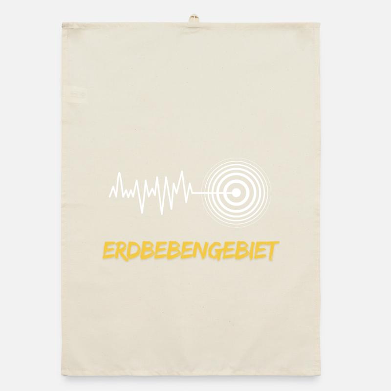 Erdbebengebiet Bewusstsein Organic Geschirrtuch