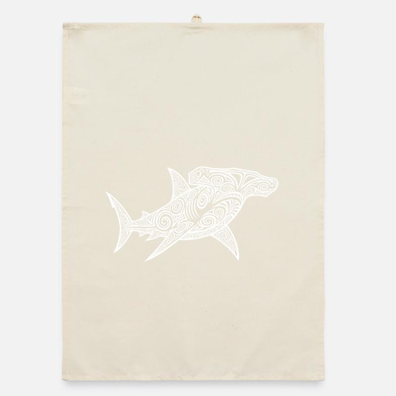 Conception de plongée maorie de requin-marteau Torchon bio