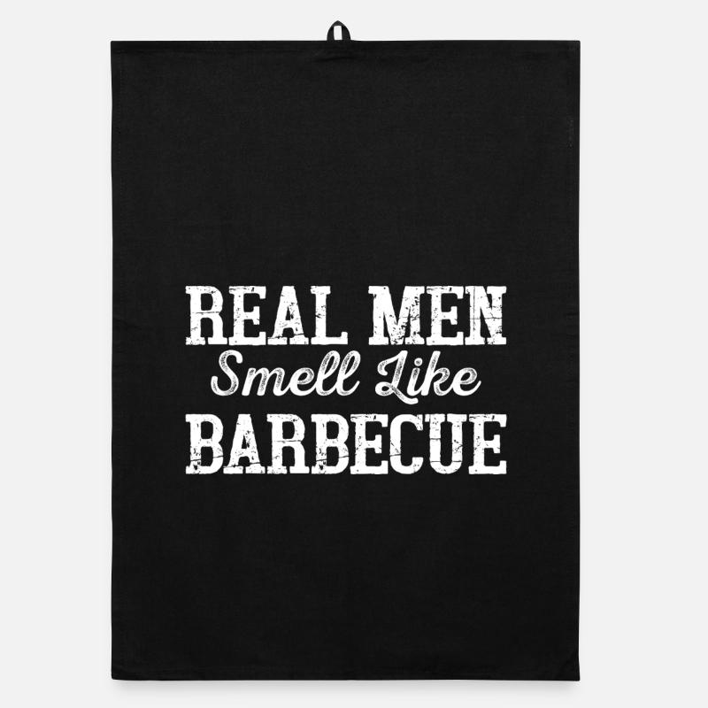 Männer Duft Barbecue Spruch Organic Geschirrtuch