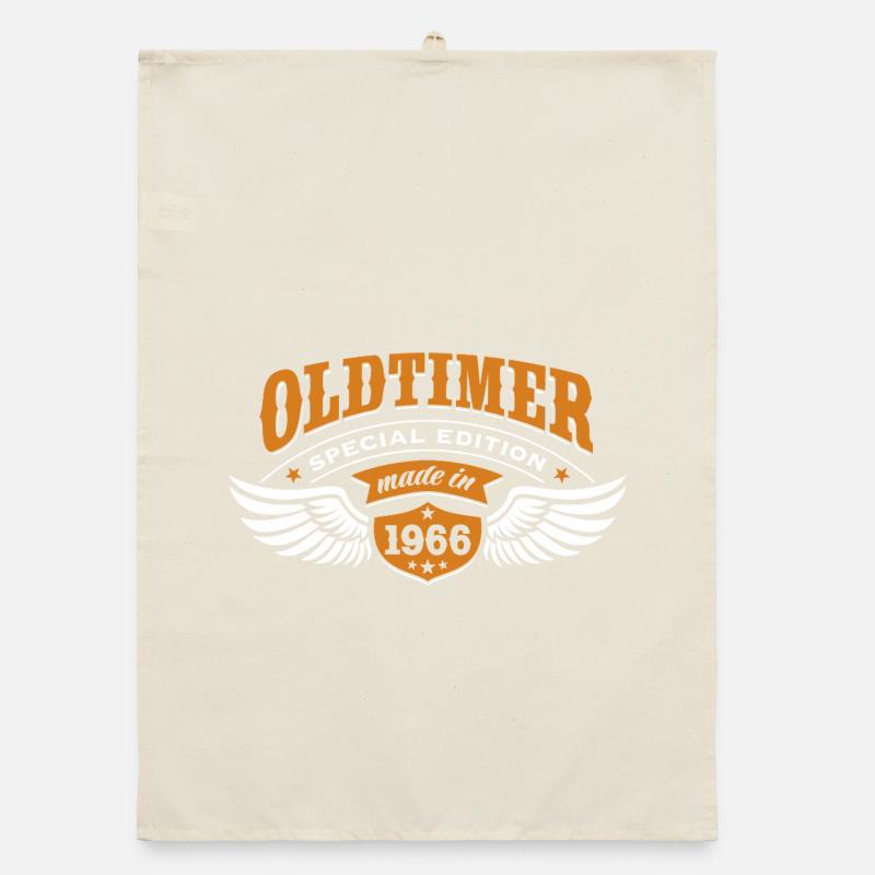 Oldtimer Modell 1966 | Geburtstag Geschenk Cap Organic Geschirrtuch