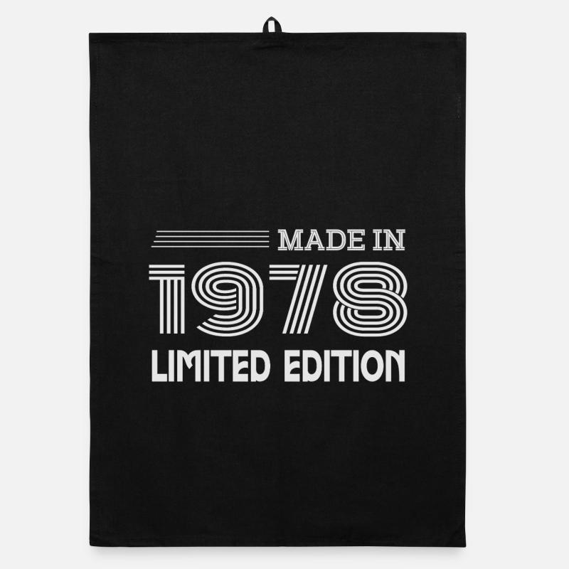 Original 1978 Vintage 1978 Retro Geburtstag 1978 Organic Geschirrtuch