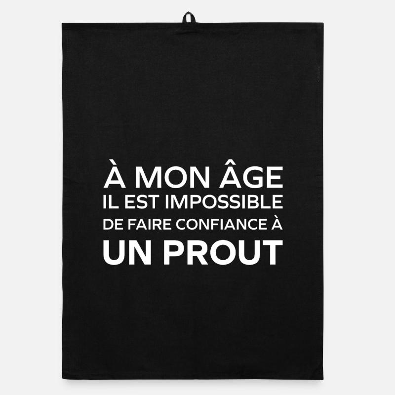 Age and Confidence: Prout Humour Organic dish towel