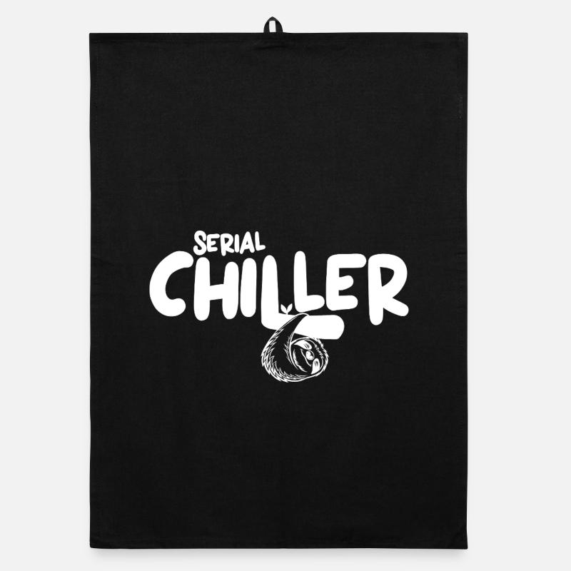 Sweet Lazy Vibes Tea – Feuilleton d’idées cadeaux Serialchiller Torchon bio