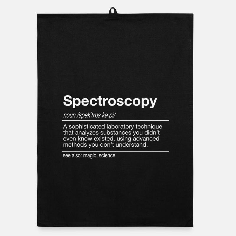 Spectre d’analyse Raman FTIR UV/VIS Torchon bio