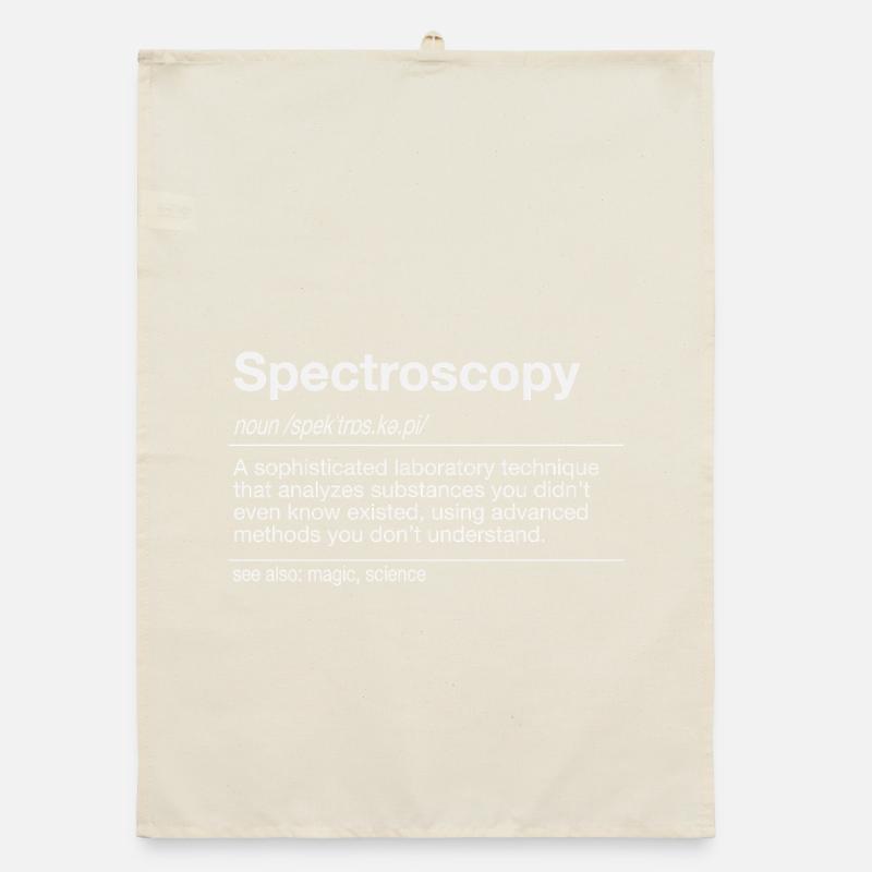 Spectre d’analyse Raman FTIR UV/VIS Torchon bio