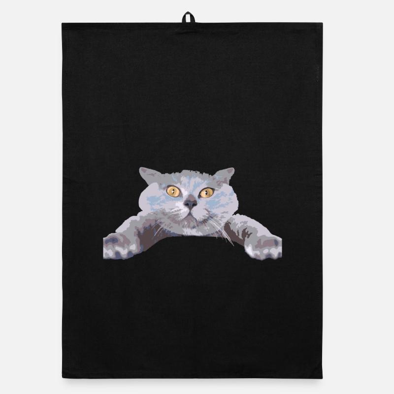 Katze - Organic Geschirrtuch