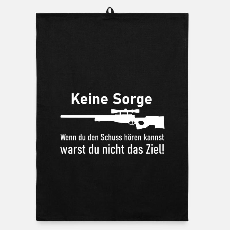 Wenn du den Schuss hören kannst Organic Geschirrtuch