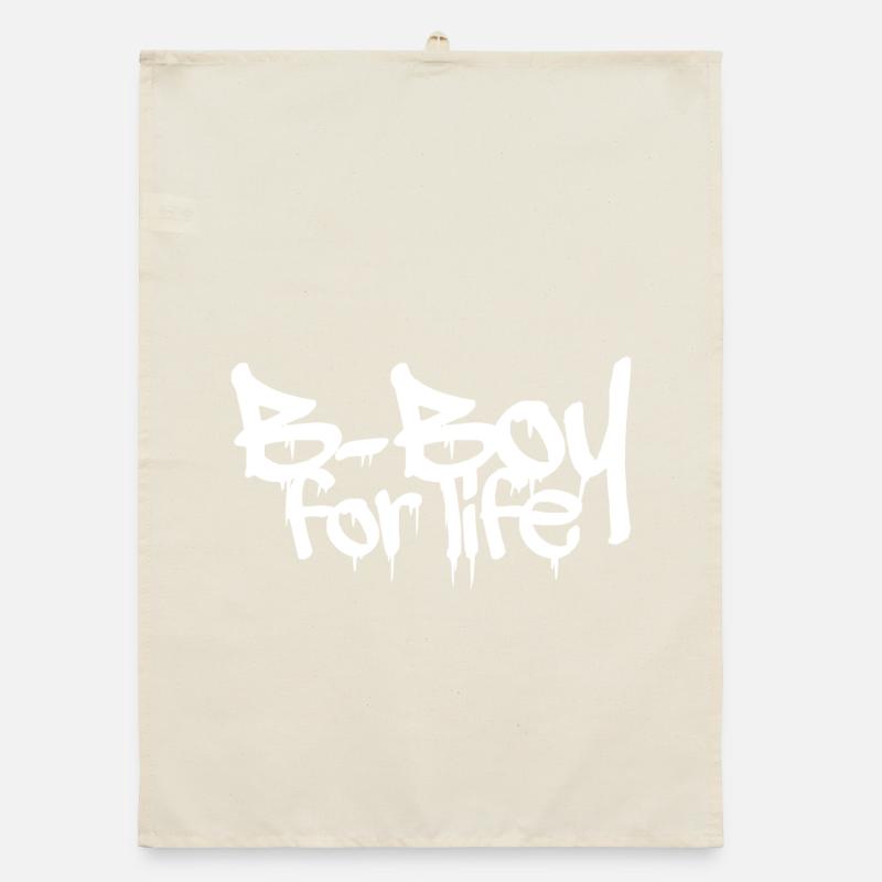Bboy Lifestyle Graffiti Breakdance Crew Icon Organic dish towel