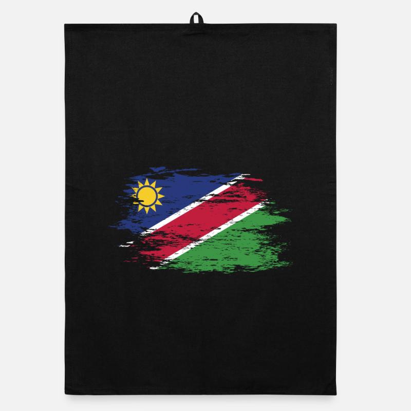 Namibia flag used Organic dish towel