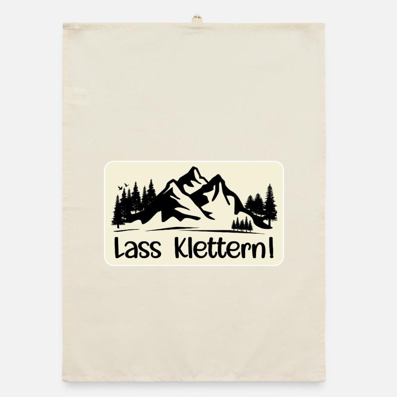 HOBBY KLETTERN BERGE Organic Geschirrtuch