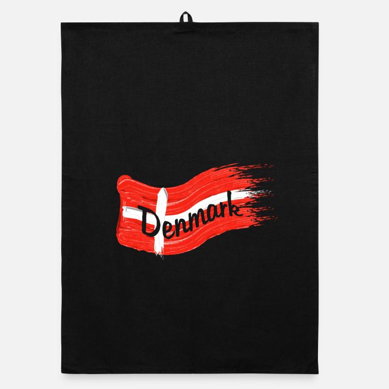 Danish flag Organic dish towel