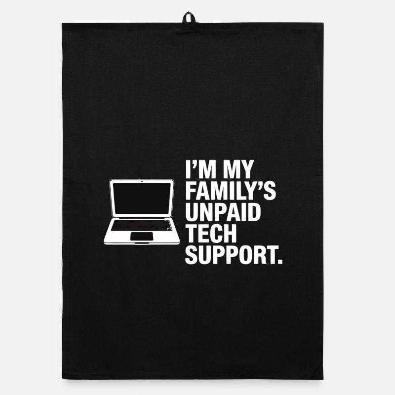 Famille de support technique non rémunérée Torchon bio
