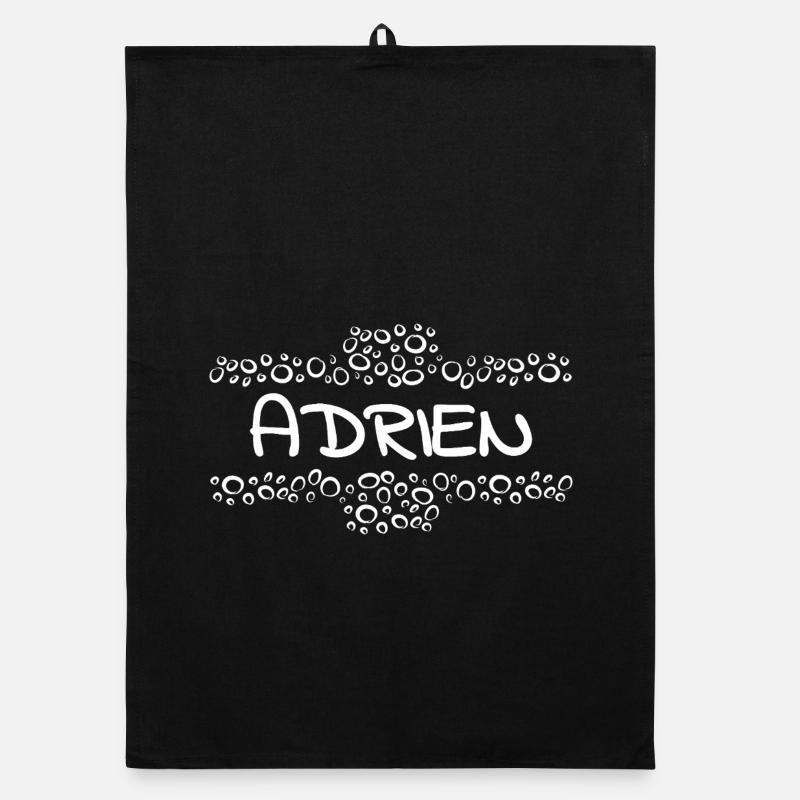 First name Adrien Organic dish towel