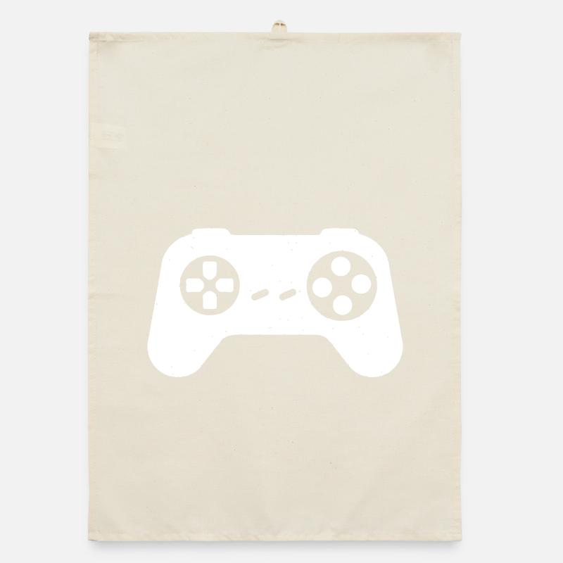  Controller Vintage Textur Organic Geschirrtuch