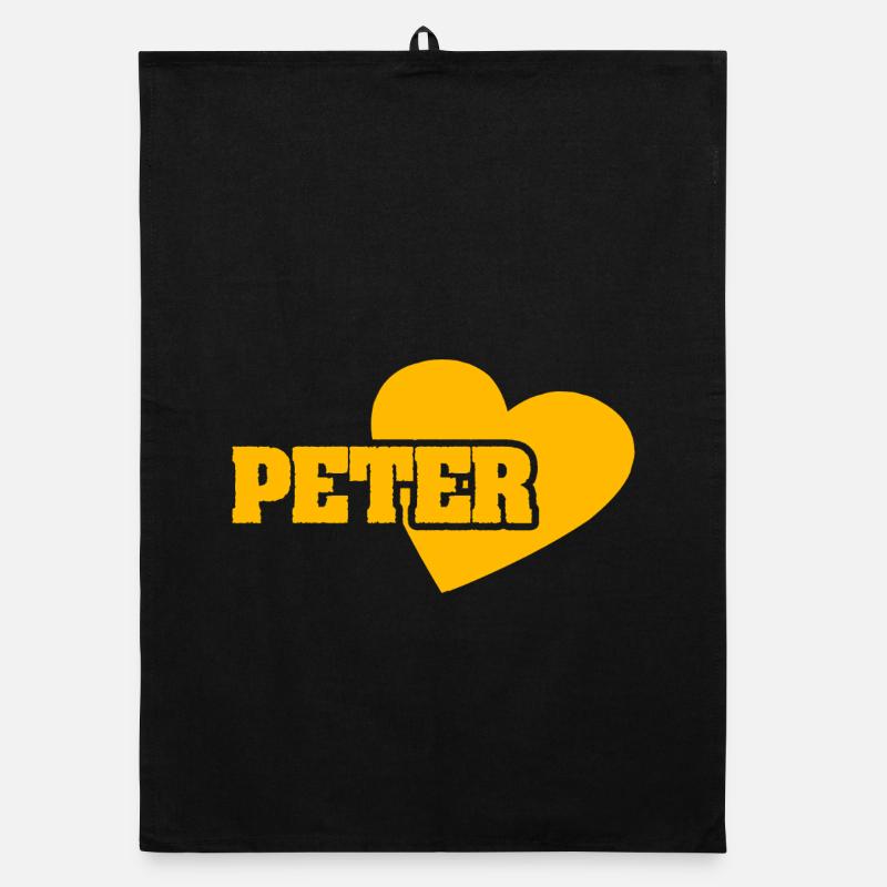 Peter als Love Organic Geschirrtuch