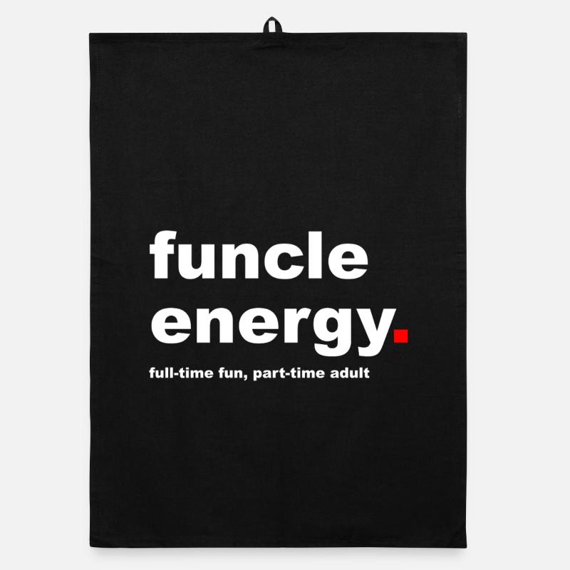 Lustiger Funcle-Slogan Organic Geschirrtuch
