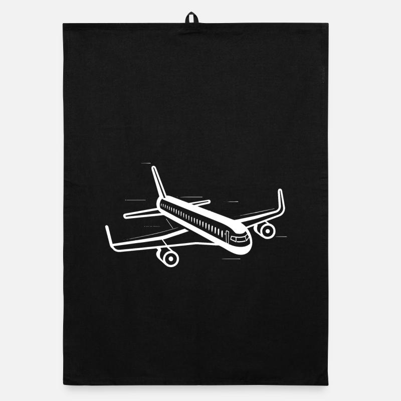 Dessin d’avion Torchon bio