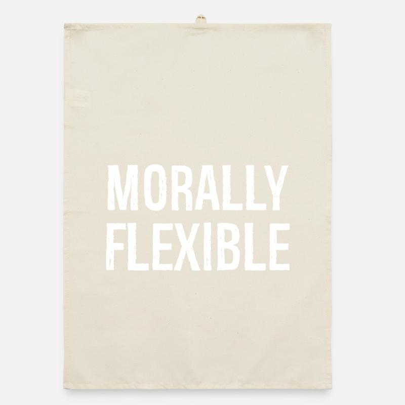 moralisch flexibel Organic Geschirrtuch