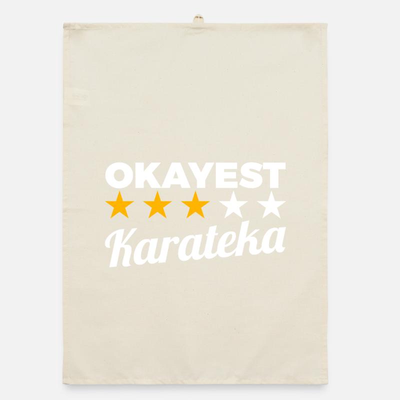 Durchschnittlicher Karateka Organic Geschirrtuch