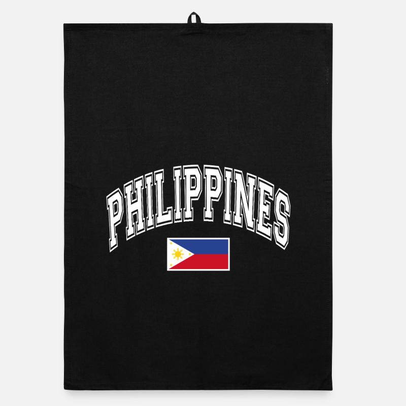 Drapeau des Philippines Torchon bio