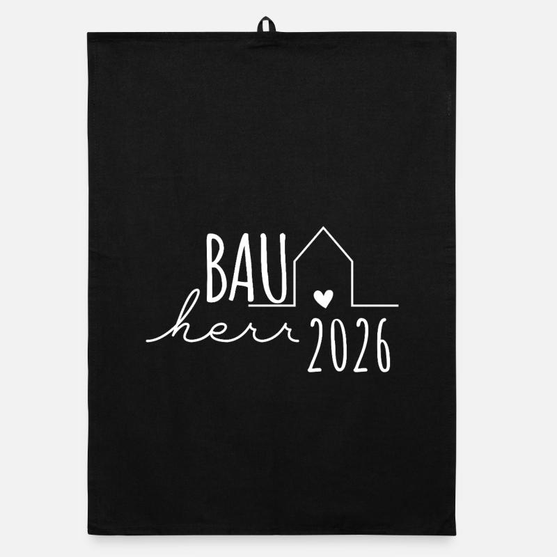 Constructeur 2026 - Builders Partnerlook Hausbau Torchon bio